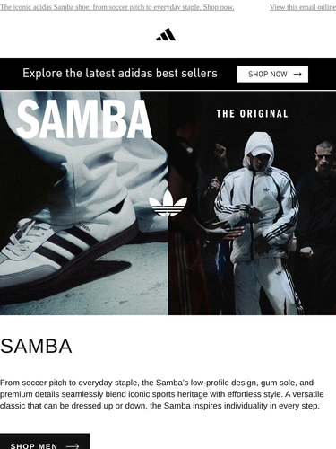 Adidas Sale Announcement