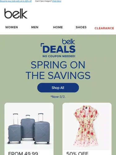 Belk Sale Announcement