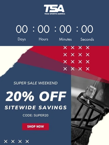 Team Sports America Sale Announcement