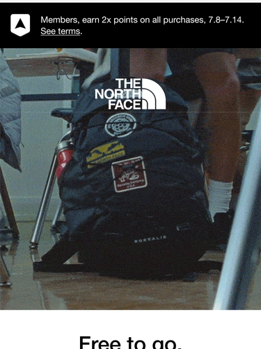 The North Face Sale Announcement