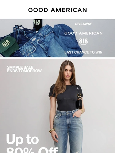 Good American Sale Announcement