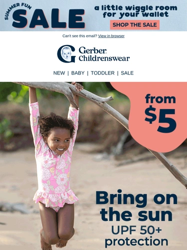 Gerber Childrenswear Newsletter