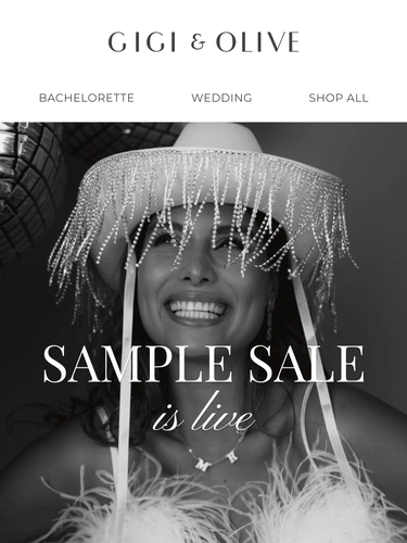 Gigi and Olive Sale Announcement