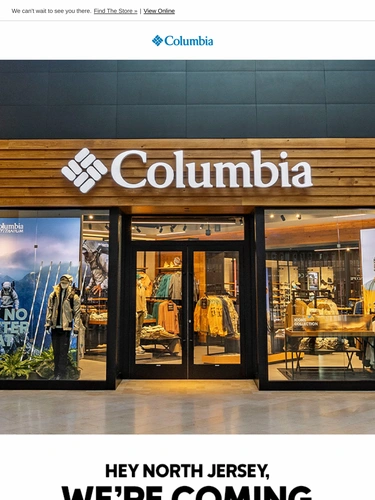 Columbia Sportswear Event Invitation