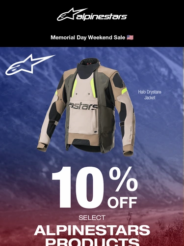 Alpinestars Sale Announcement