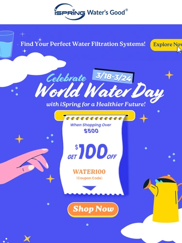 iSpring Water Systems Sale Announcement