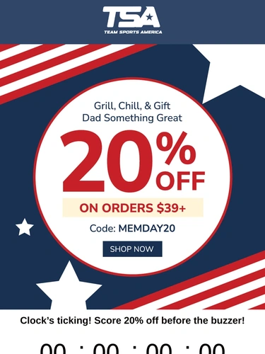 Team Sports America Sale Announcement