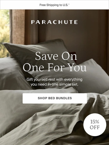 Parachute Home Sale Announcement