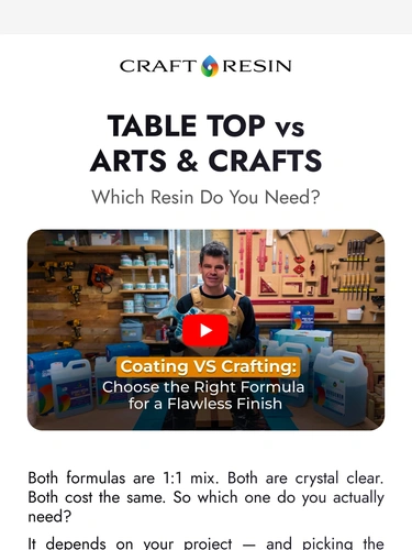 Craft Resin Email