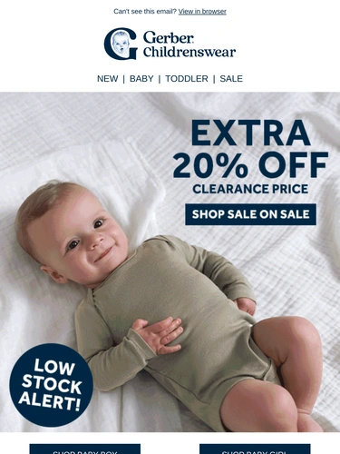 Gerber Childrenswear Newsletter