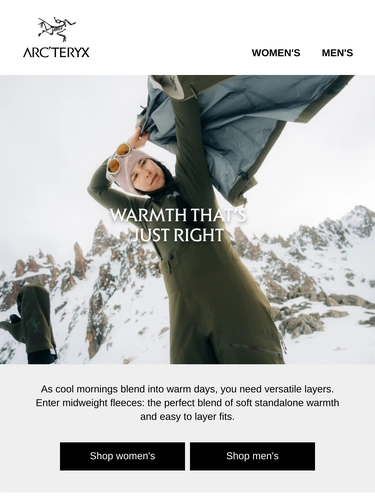 Arc'teryx Newsletter