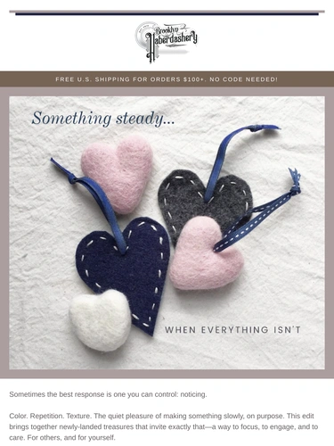 Brooklyn Haberdashery Sale Announcement