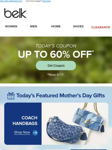 Belk Sale Announcement