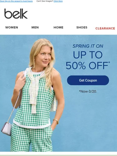 Belk Sale Announcement