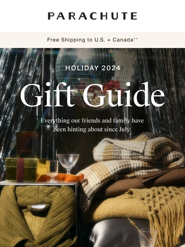 Parachute Home Holiday Campaign