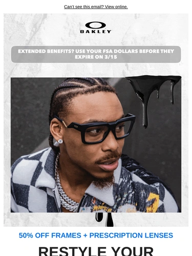 Oakley Sale Announcement