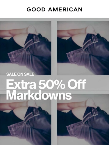 Good American Sale Announcement