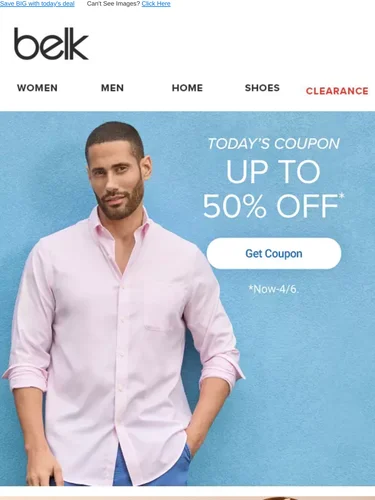 Belk Sale Announcement