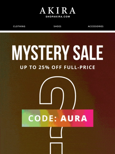 Akira Sale Announcement