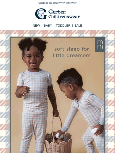 Gerber Childrenswear Sale Announcement
