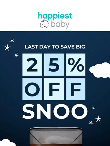 Happiest Baby Sale Announcement