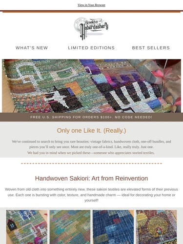 Brooklyn Haberdashery Sale Announcement