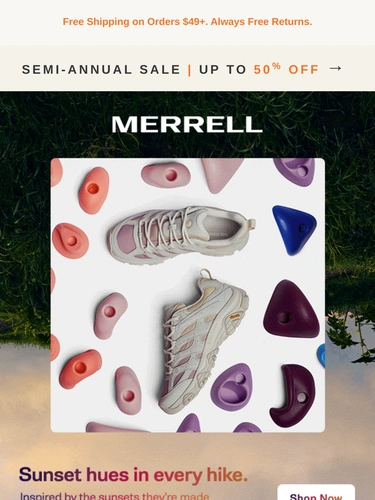 Merrell Sale Announcement