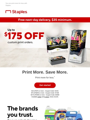 Staples Sale Announcement