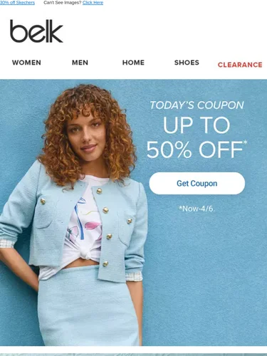 Belk Sale Announcement