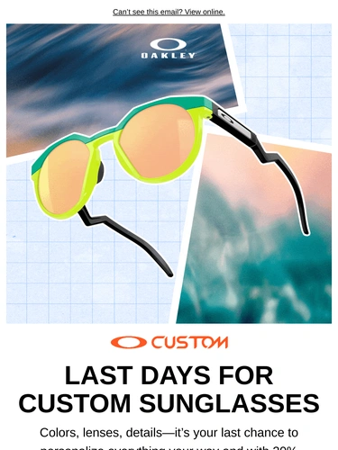 Oakley Sale Announcement