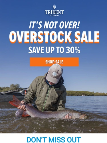 Trident Fly Fishing Sale Announcement
