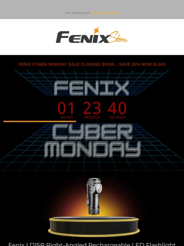 Fenix Store Sale Announcement