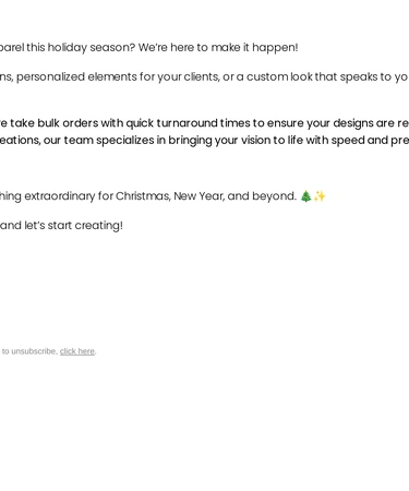 Stock Transfers Holiday Campaign