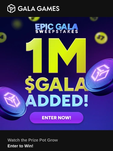 Gala Games Event Invitation
