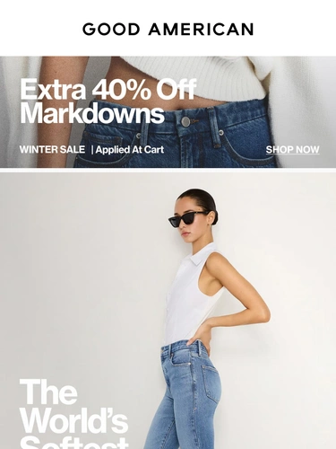 Good American Sale Announcement