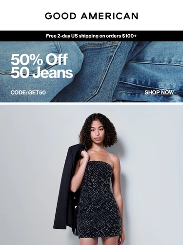 Good American Sale Announcement