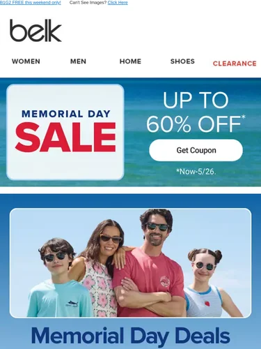 Belk Sale Announcement