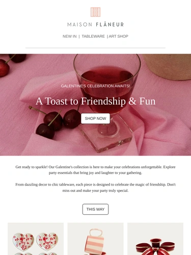 Maison Flaneur Event Invitation