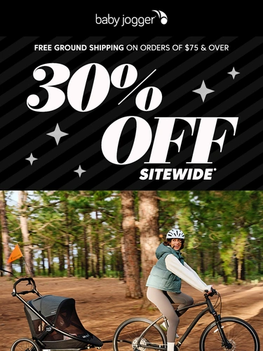 Baby Jogger Sale Announcement