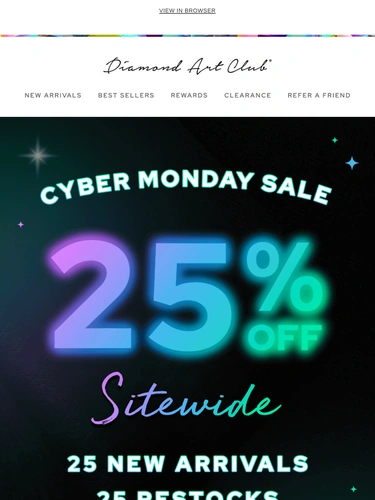 Diamond Art Club Sale Announcement