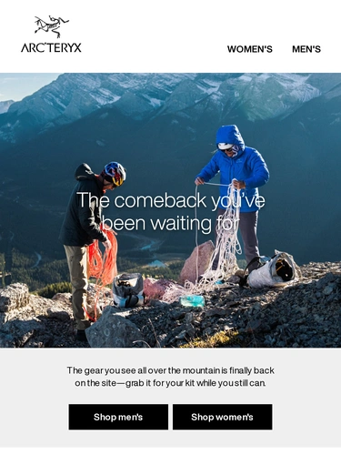 Arc'teryx Newsletter