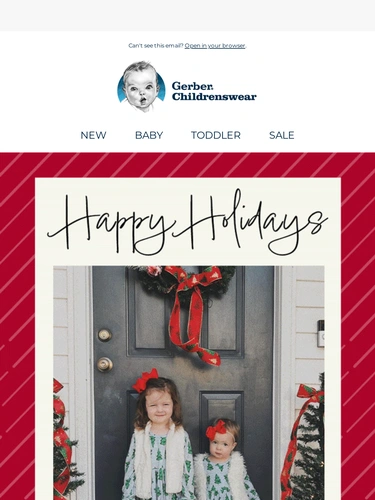 Gerber Childrenswear Holiday Campaign