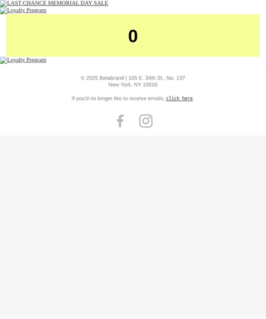 Betabrand Sale Announcement
