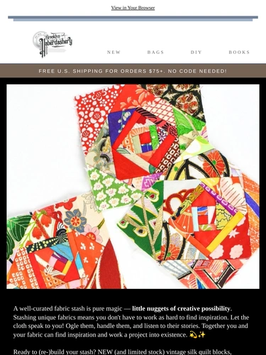 Brooklyn Haberdashery Newsletter