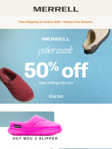 Merrell Sale Announcement