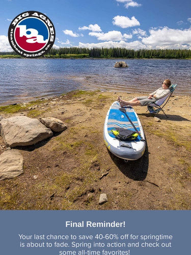 Big Agnes Sale Announcement