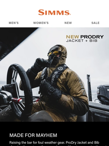 Simms Fishing Newsletter