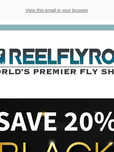 Reel Fly Rod Sale Announcement