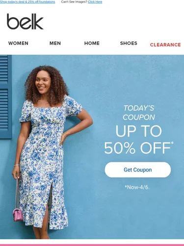 Belk Sale Announcement