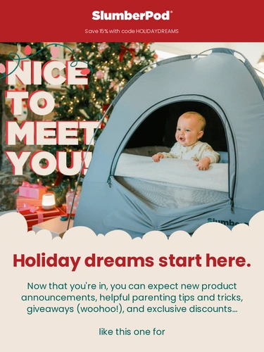 SlumberPod Holiday Campaign